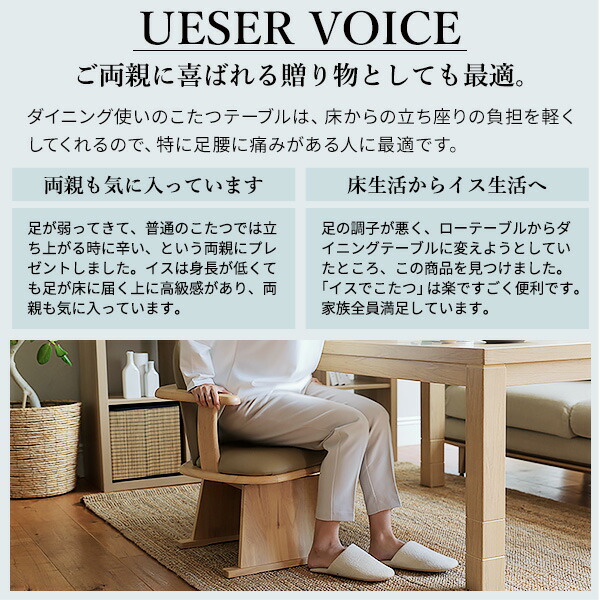 楽天市場】ハイタイプこたつ 6点セット ダイニングこたつ 高脚こたつ