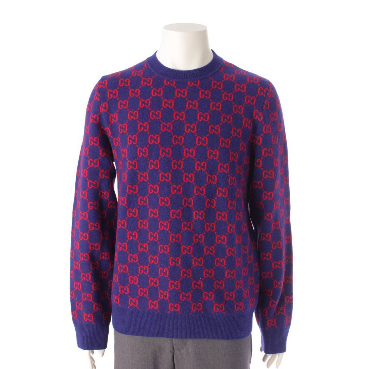 楽天市場】【グッチ】Gucci メンズ GGジャガード ウール カシミヤ