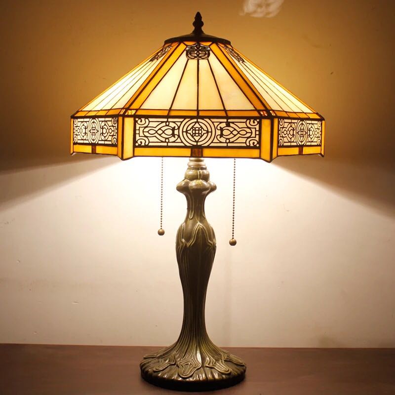 楽天市場】A045071ステンドグラスランプ 卓上スタンド ．豪華テーブル