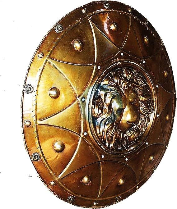 楽天市場】トロイ戦争 ライオンの飾りを付けた古代ギリシャのシールド