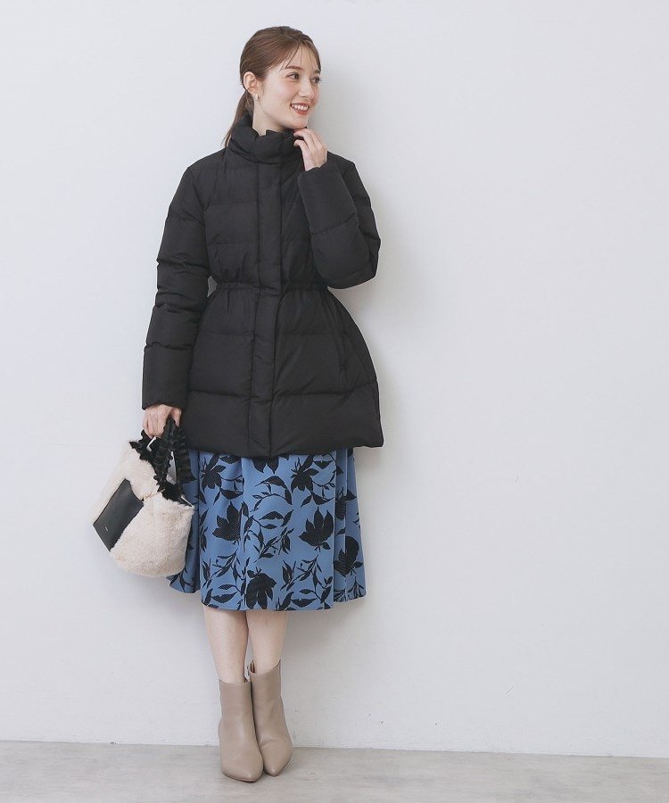 index｜KAWADAダウンドロストミドルコート【撥水/洗濯機OK/2WAY/静電気
