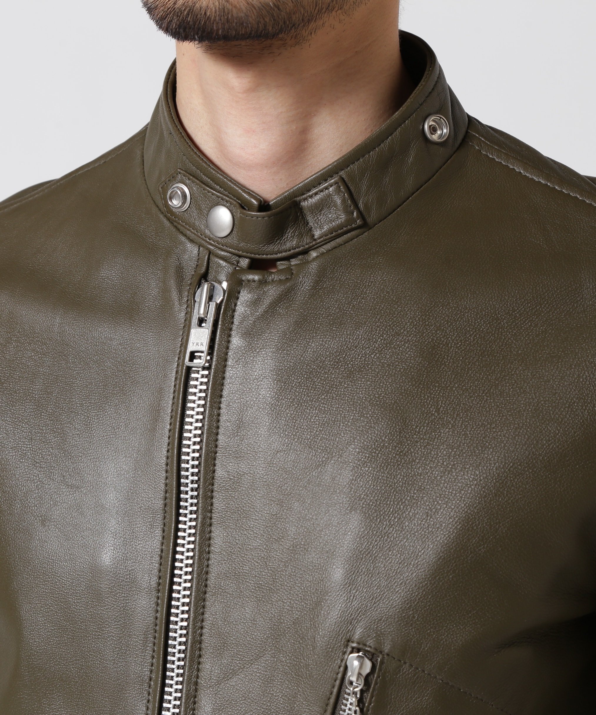 AVIREX｜LEATHER MILITARY RIDERS JACKET/レザー ミリタリー