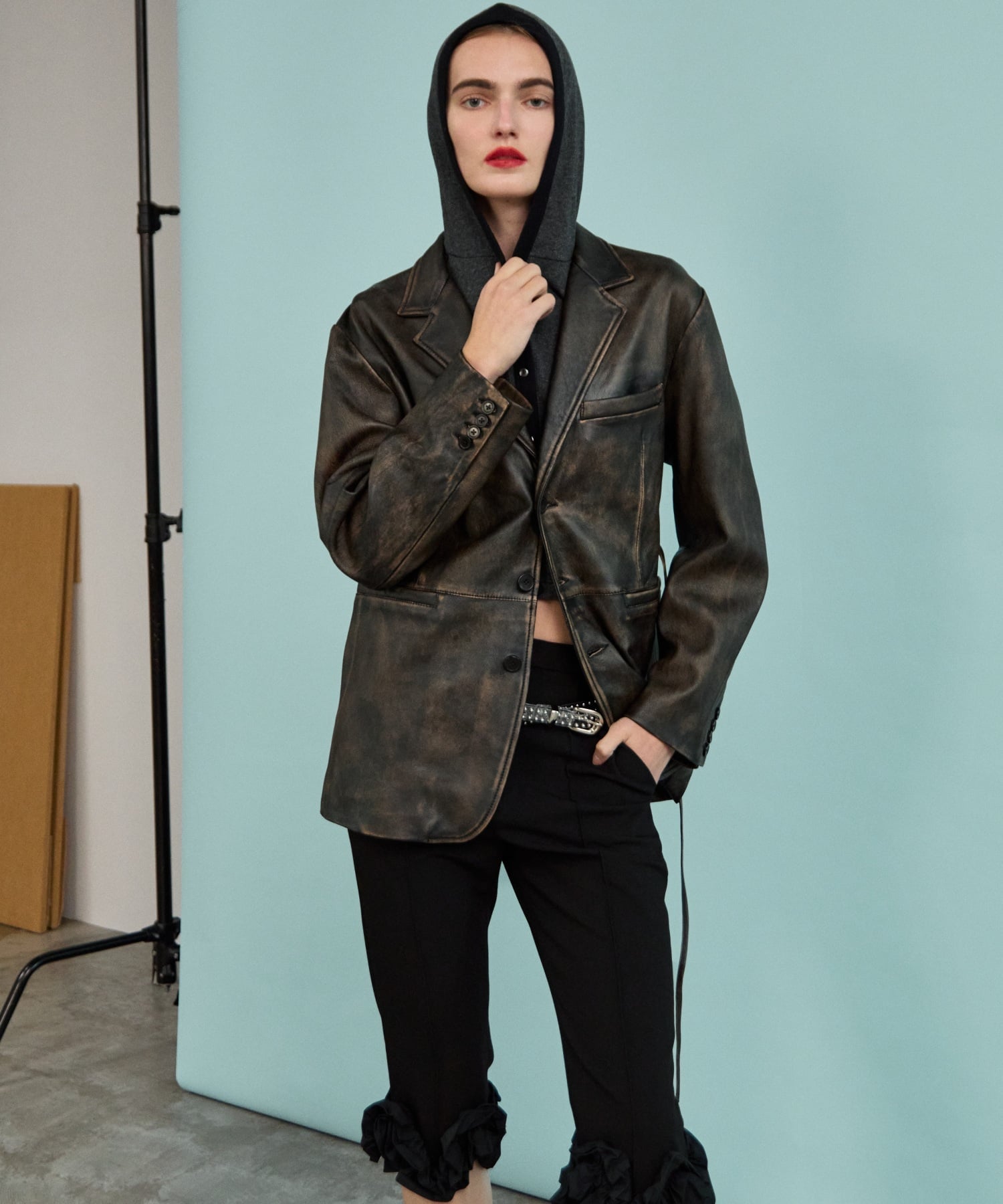 MAISON SPECIAL｜Leather Tailored Jacket | Rakuten Fashion(楽天