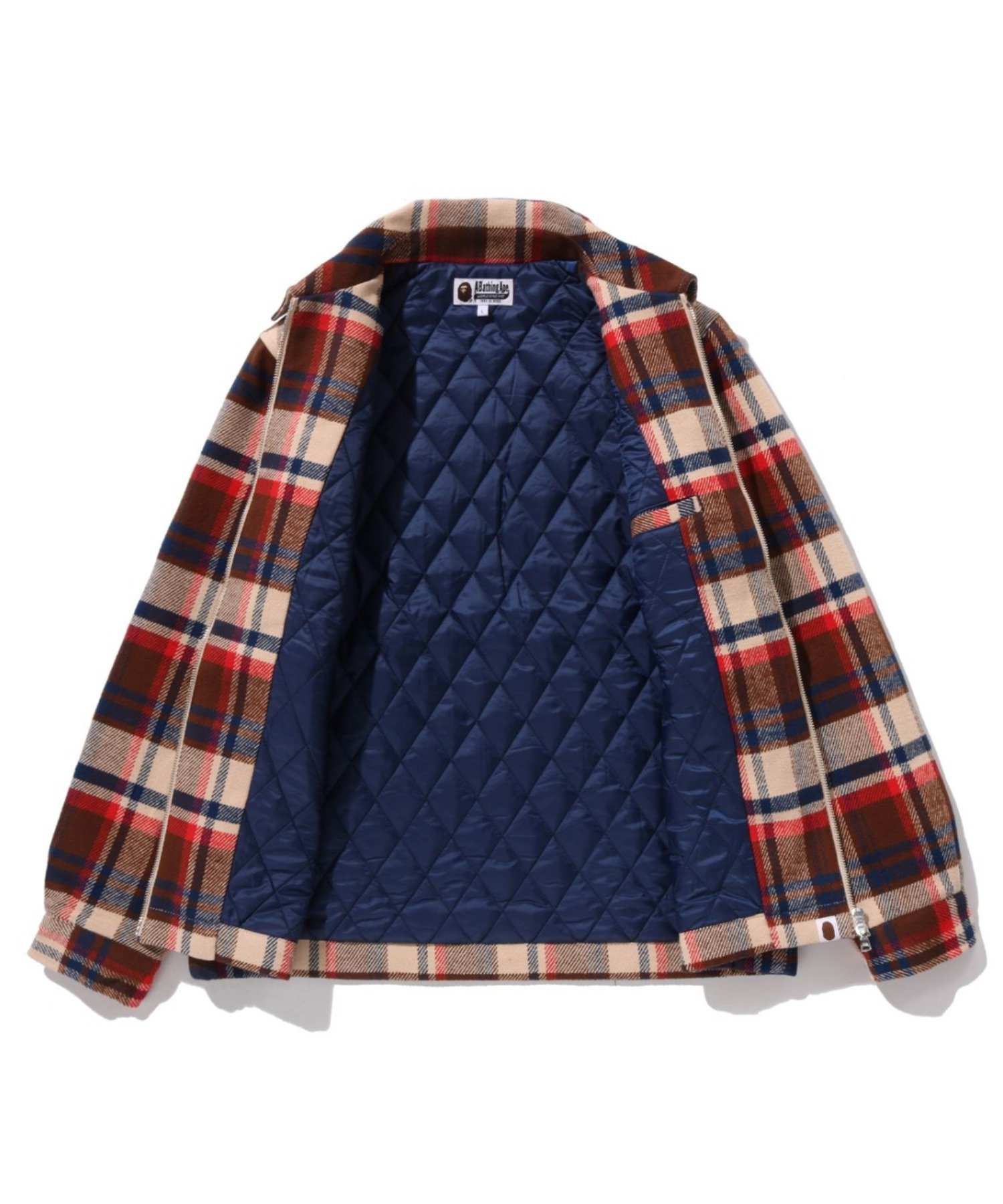 A BATHING APE｜BAPE CHECK CPO ZIP JACKET | Rakuten Fashion(楽天