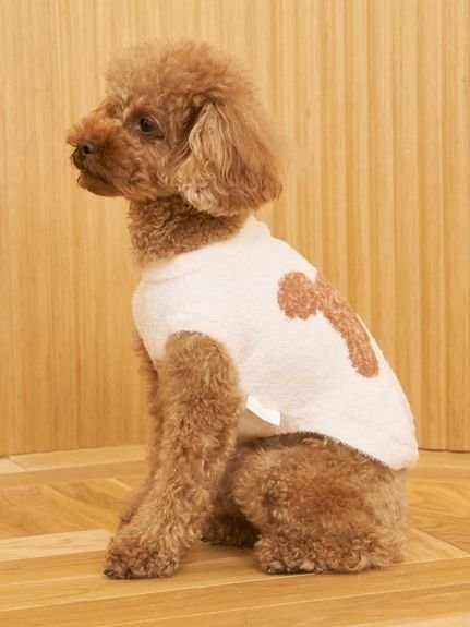 gelato pique｜【CAT&DOG】スムーズィートイプードル柄ジャガードプル