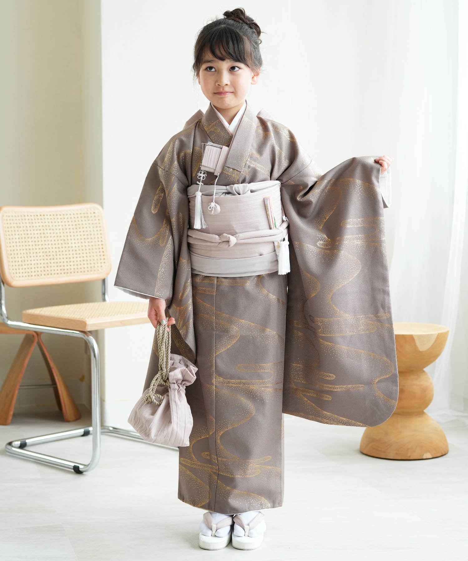 utatane｜ひよこ商店 七五三 着物 7歳 女の子 四つ身 着物セット