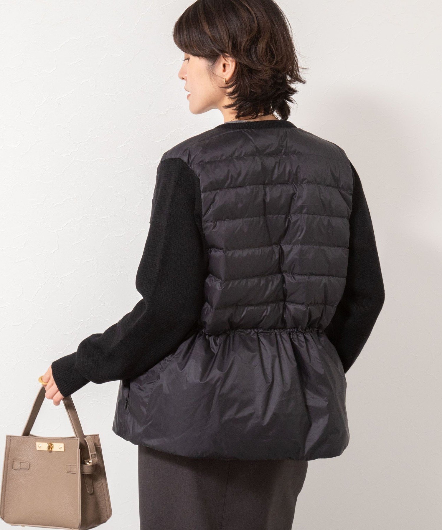 NOLLEY'S｜【TAION/タイオン】別注ニットコンビダウンジャケット