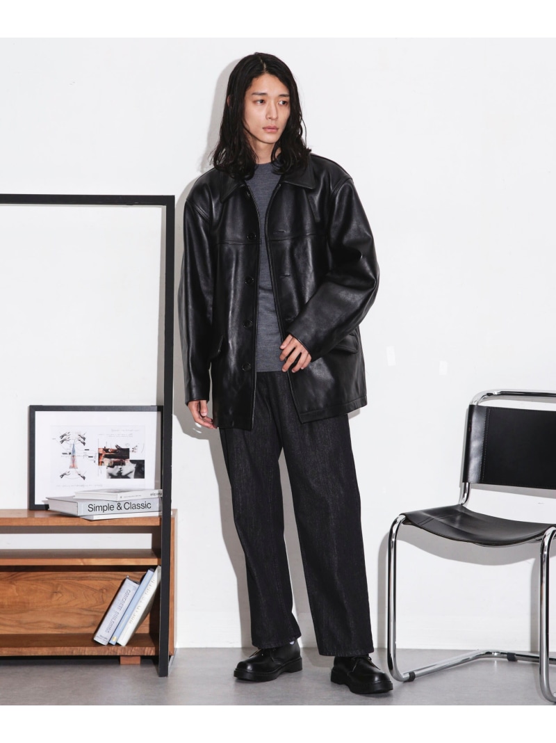 楽天市場】【SALE／40%OFF】NANO universe SCHOTT/別注 LEATHER CAR