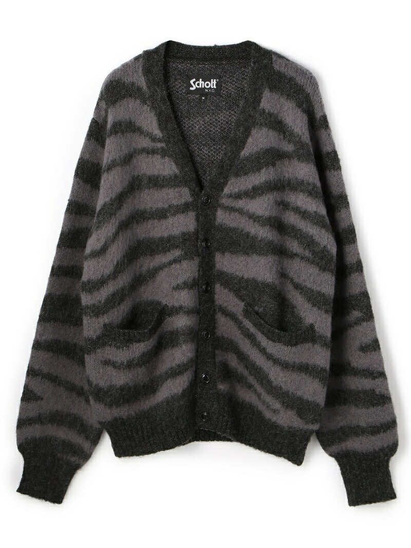 楽天市場】【SALE／30%OFF】Schott MOHAIR ZEBRA CARDIGAN/モヘア