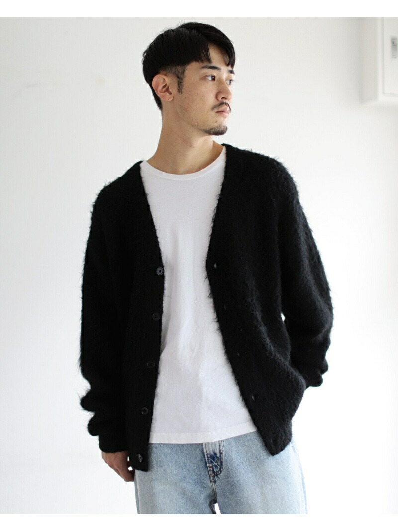 楽天市場】BEAMS MEN BEAMS / ソリッド シャギー カーディガン