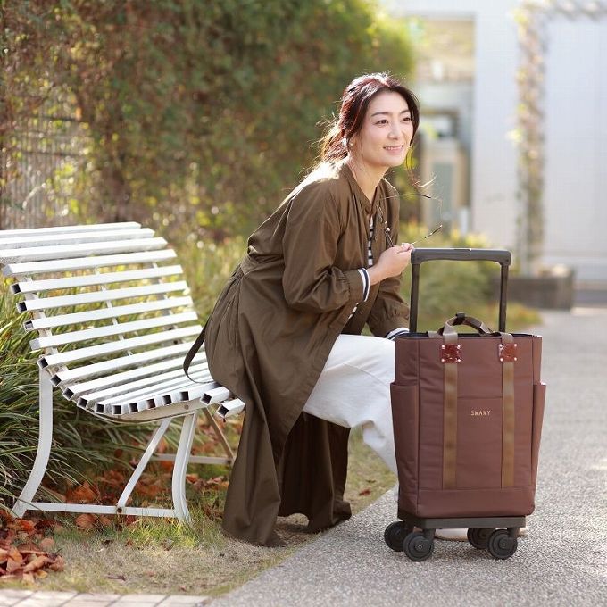 楽天市場】スワニー キャリーバッグ 公式 ブリル L21 2色展開 ブラウン