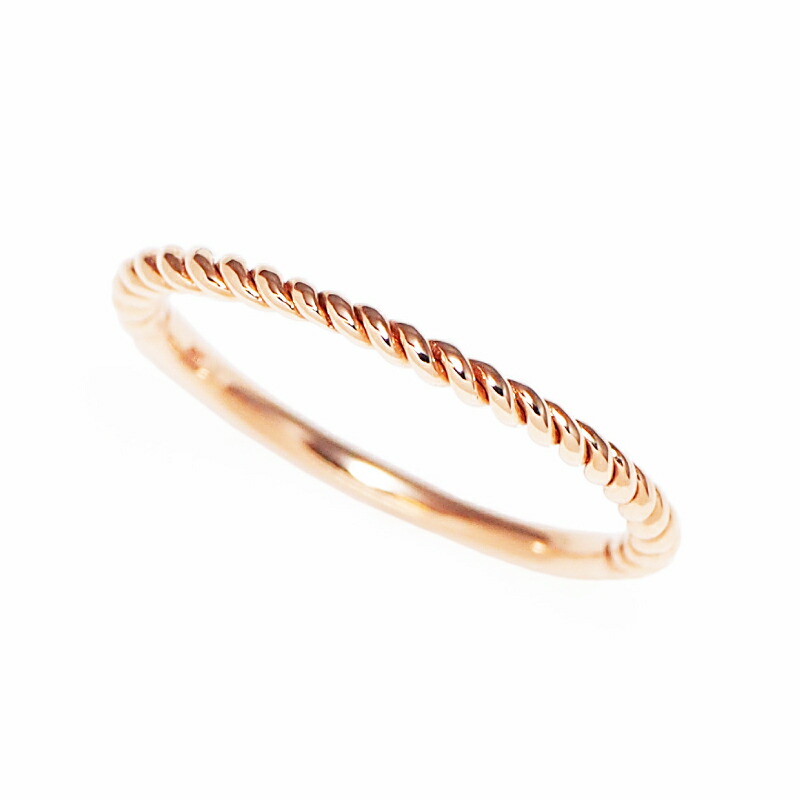 楽天市場】地金 ゴールド ピンキーリング ツイスト Gold Twist 18金