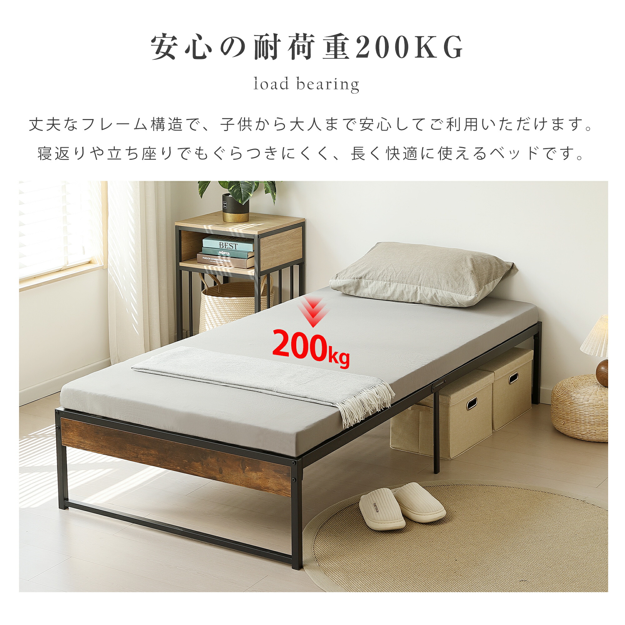 楽天市場】【ダブル D】ベッドフレーム パイプベッド ダブル D ベッド