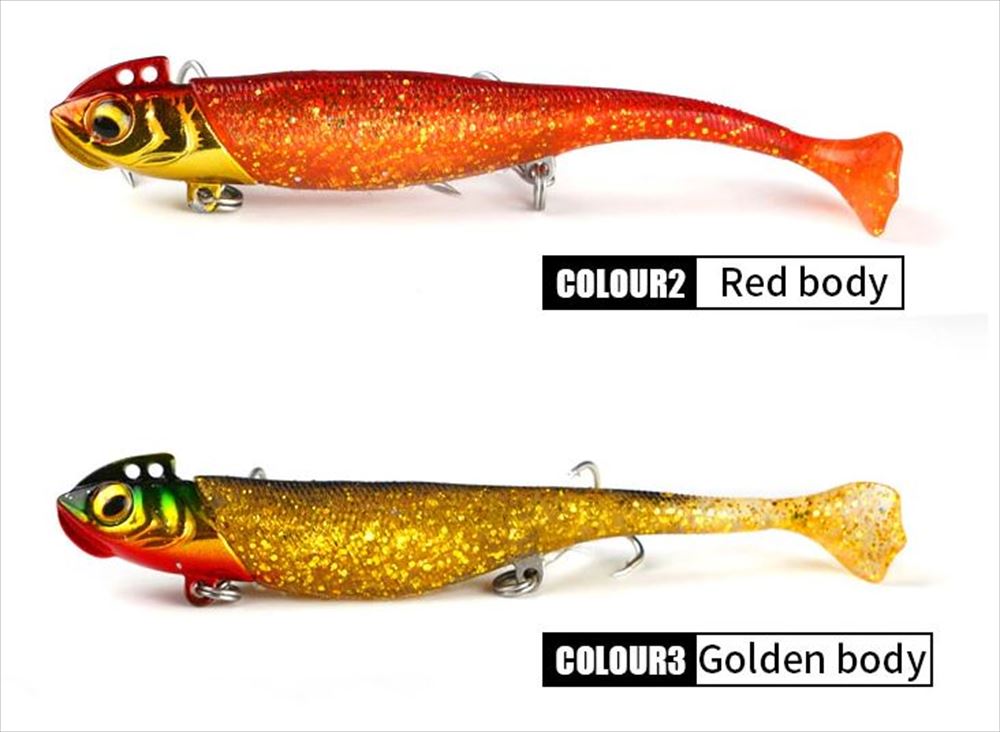 楽天市場】【5個セット ジグヘッドワーム サーフ 】バイブレーション