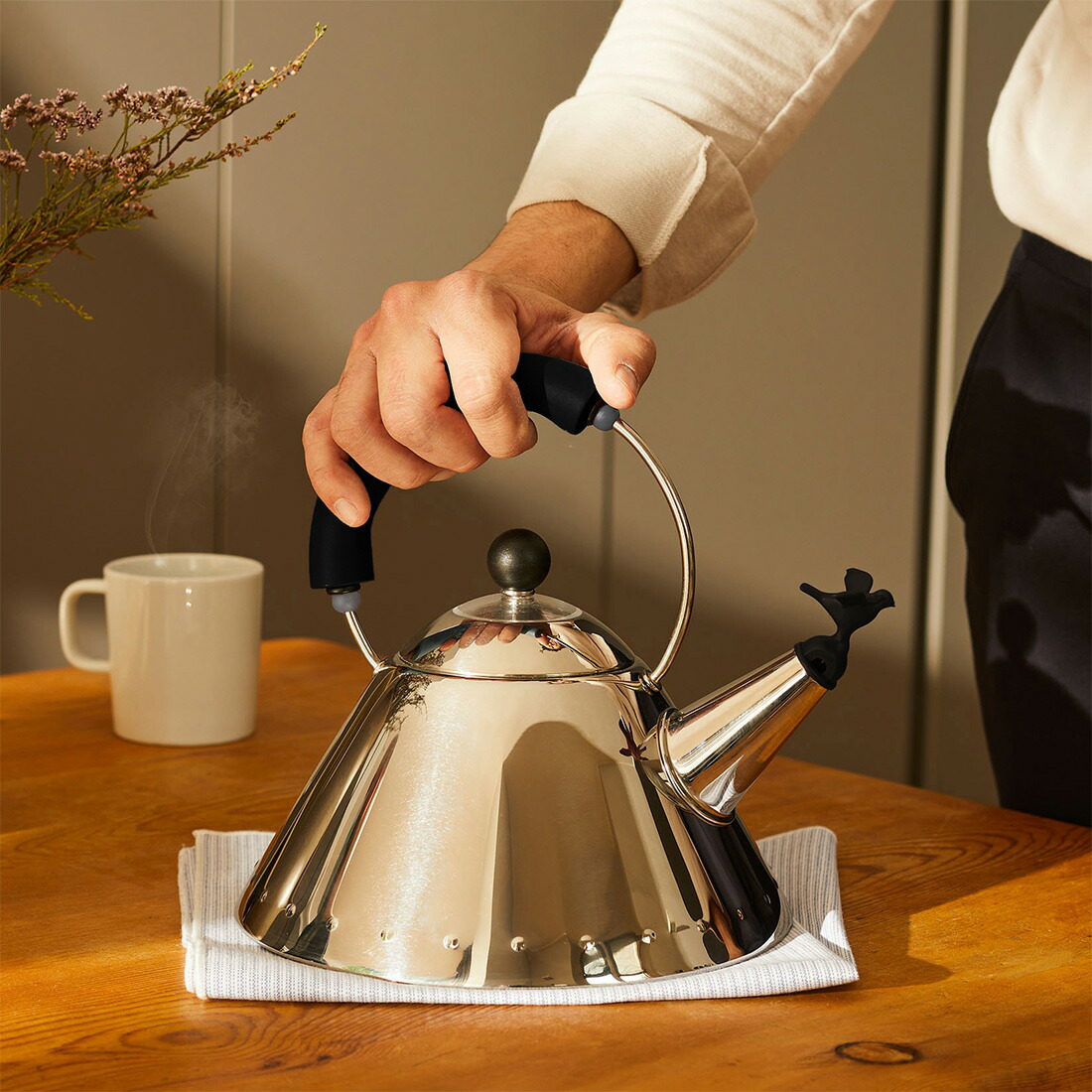 楽天市場】ALESSI WHISTLE KETTLE アレッシ ホイッスルケトル 9093