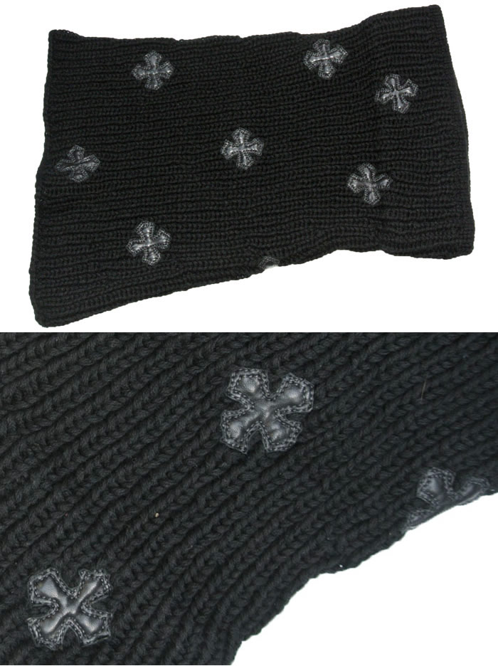 楽天市場】クロムハーツ ネックウォーマー カシミア／クロスパッチ