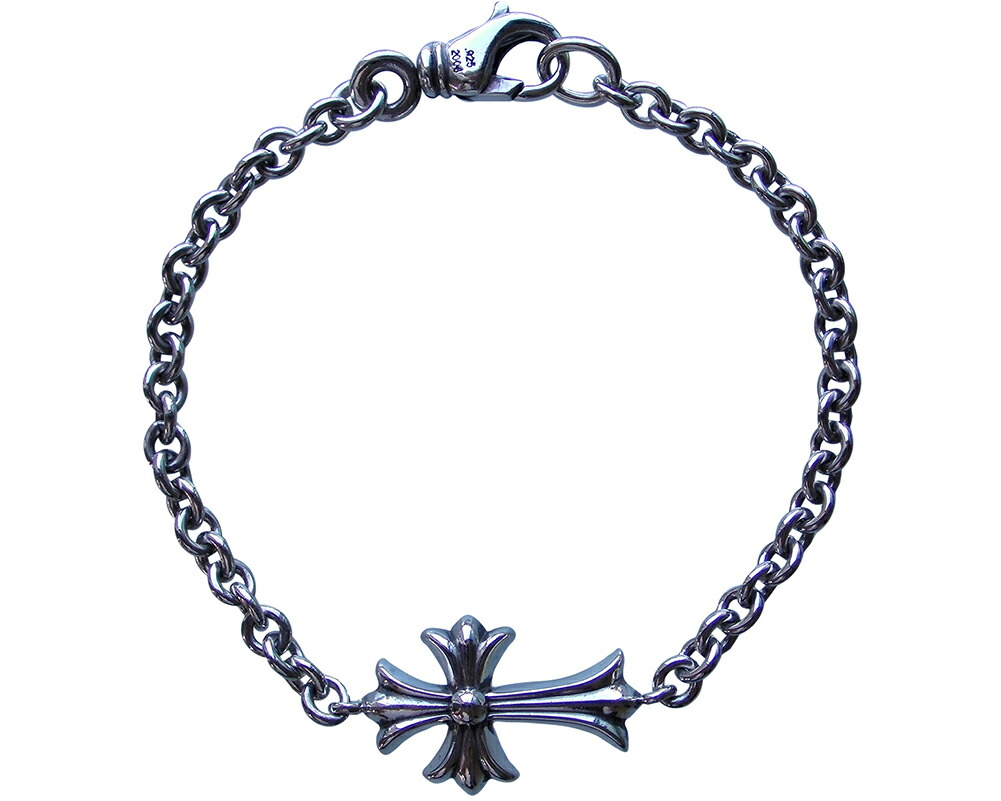 楽天市場】CHROME HEARTS TINY CH CROSS CHAIN BRACELET クロムハーツ
