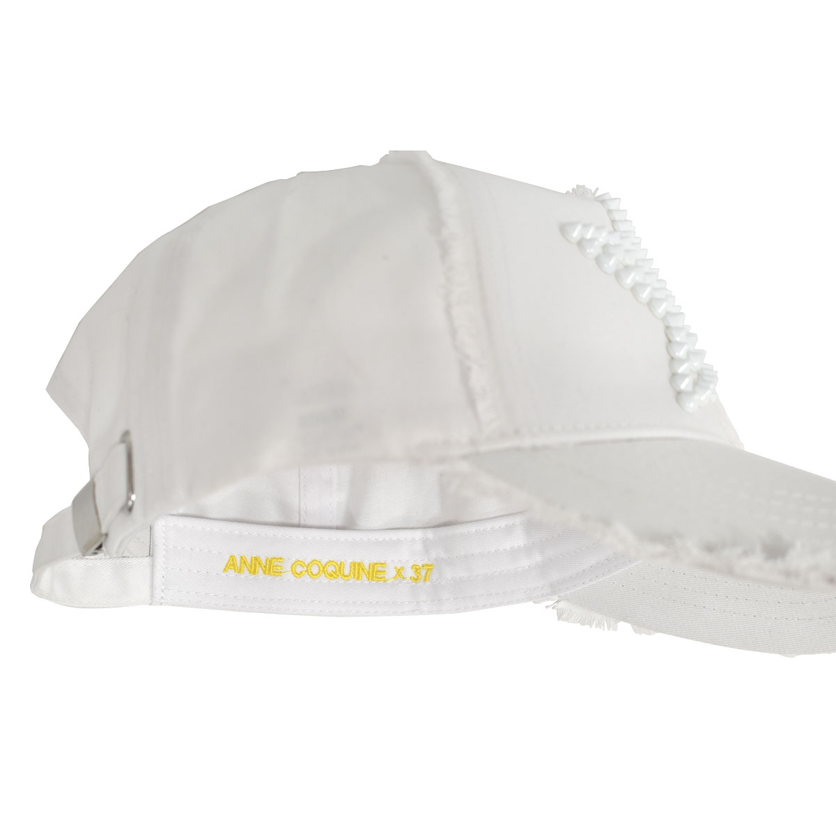 楽天市場】キャップ 帽子×SANADA スタッズキャップ／スター／白×白