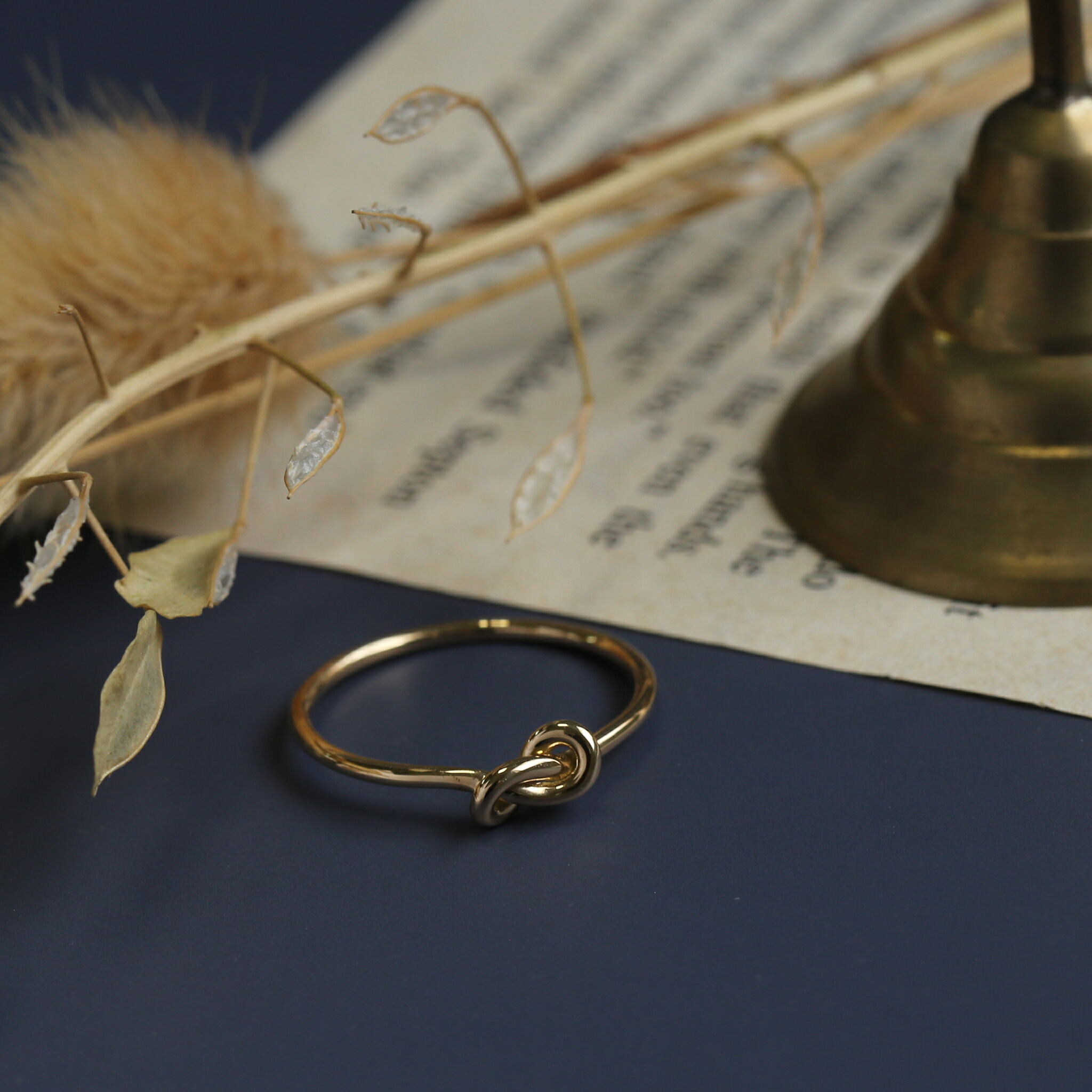 楽天市場】【Knot Ring】 K10/K18/Pt900 結び目 モチーフ 地金 リング