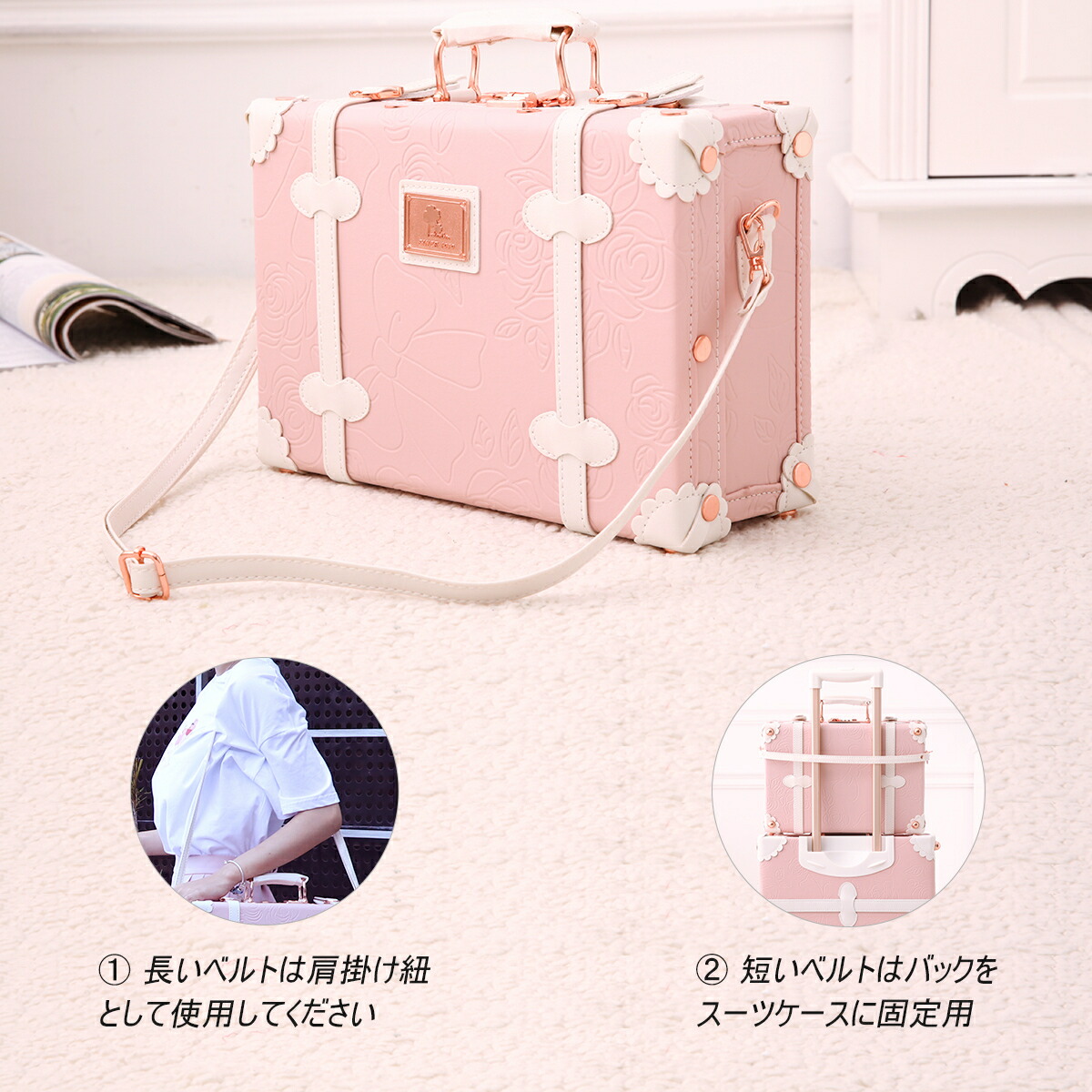 楽天市場】【uniwalker】キャリーケース かわいい MSサイズ ミニ