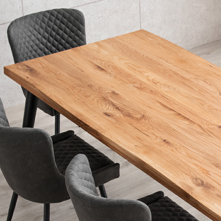 楽天市場】ダイニングテーブル 単品 200 × 90 オーク 6人掛け 天然木