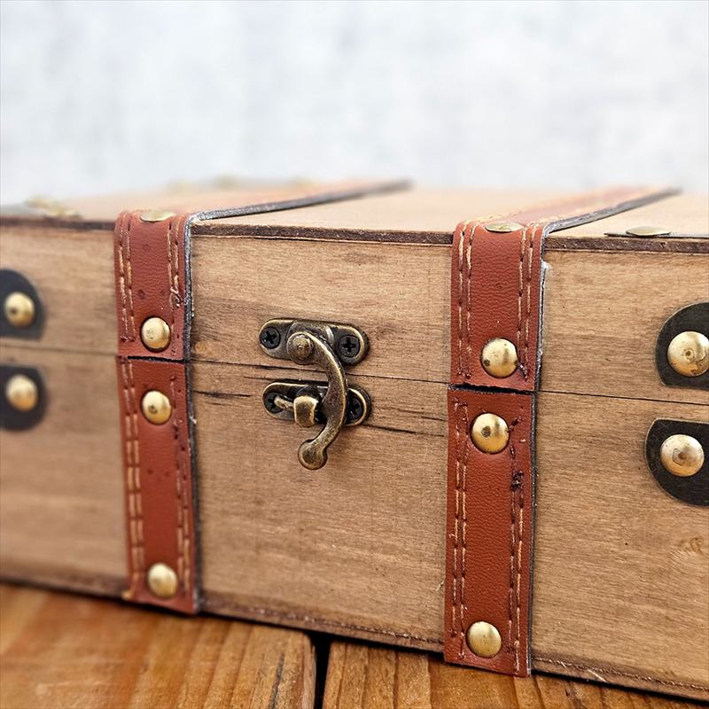 楽天市場】宝箱 アメリカン雑貨 トレジャーボックス 21cm 海賊