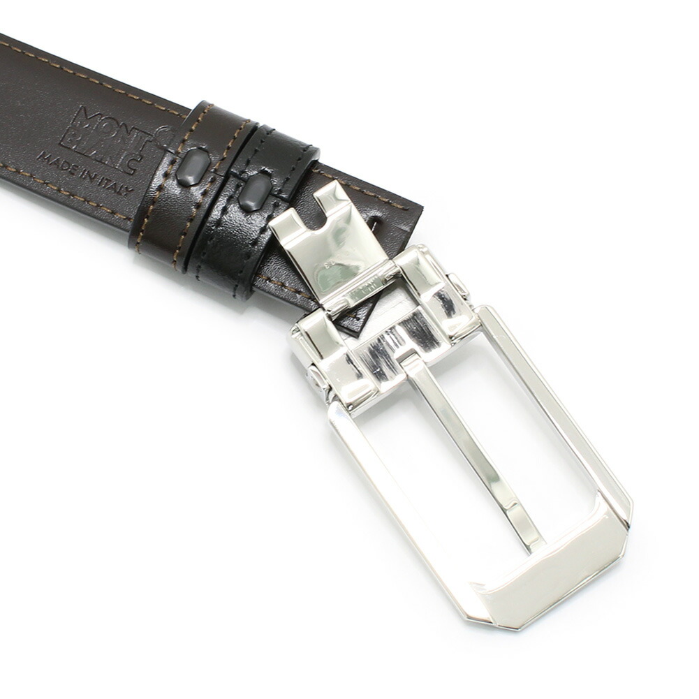 楽天市場】モンブラン メンズ ベルト MB116579 ブラック/ブラウン