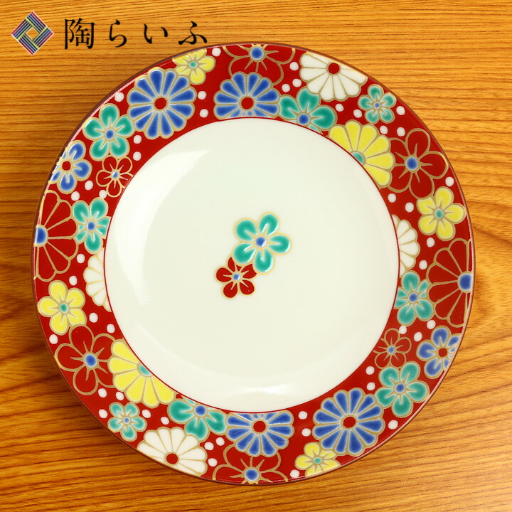 楽天市場】九谷焼 5号皿 梅菊文/青郊窯＜和食器 皿 取り皿 人気 ギフト