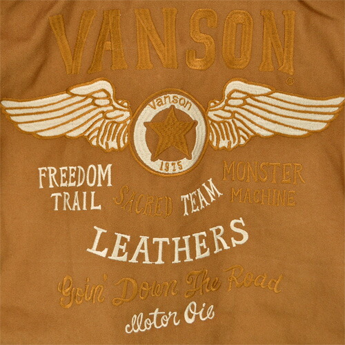 楽天市場】VANSON バンソン NVSZ-614 ダック TYPE A2 フライト