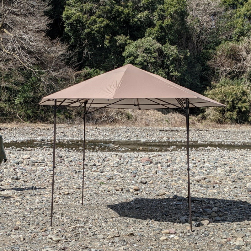 楽天市場】蚊帳付き簡単オクタゴンシェード300 幅320×奥行320×高さ最大