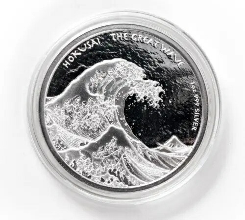 楽天市場】葛飾北斎銀貨の通販