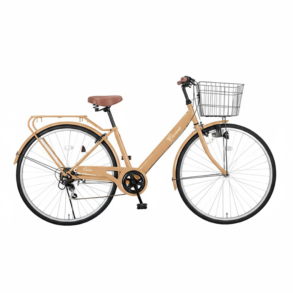 楽天市場】自転車 27インチ シティサイクル（カラーベージュ）（自転車