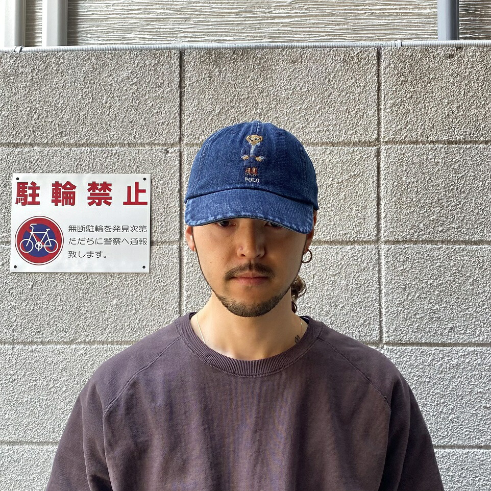 楽天市場】Polo Ralph Lauren Polo Bear 6-Panel Denim Cap / ポロ