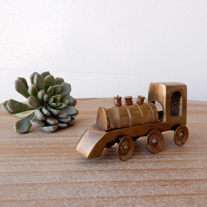楽天市場】真鍮 置物 ブラス Brass レトロ 装飾品 機関車 電車 列車