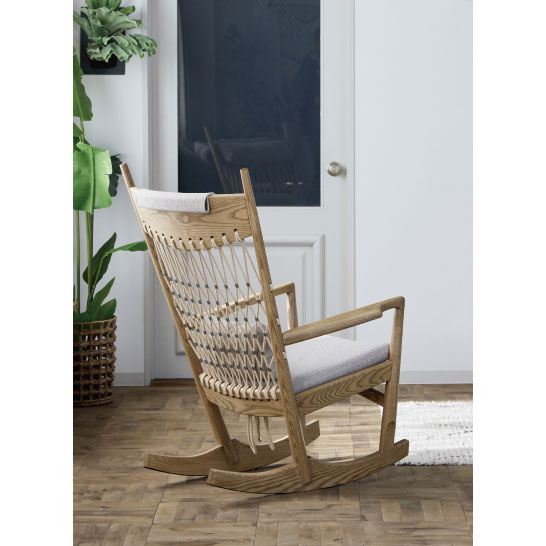 楽天市場】ロッキングチェア おしゃれ 北欧 一人掛け モダン アッシュ