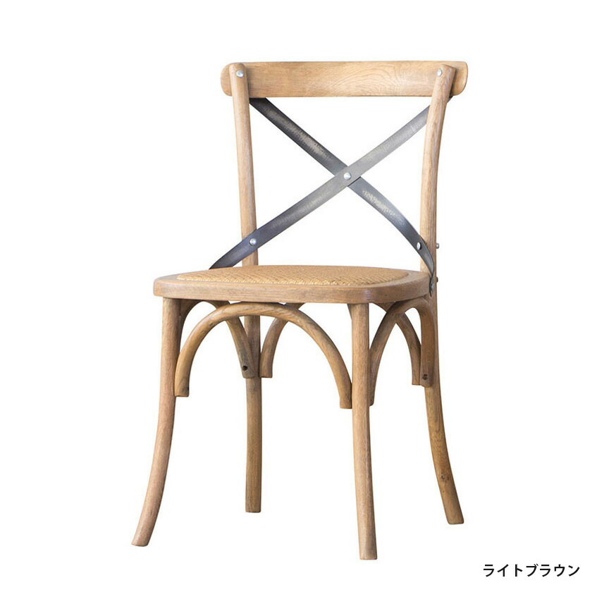 楽天市場】ダイニングチェア イス チェア おしゃれ クロスバック 木製