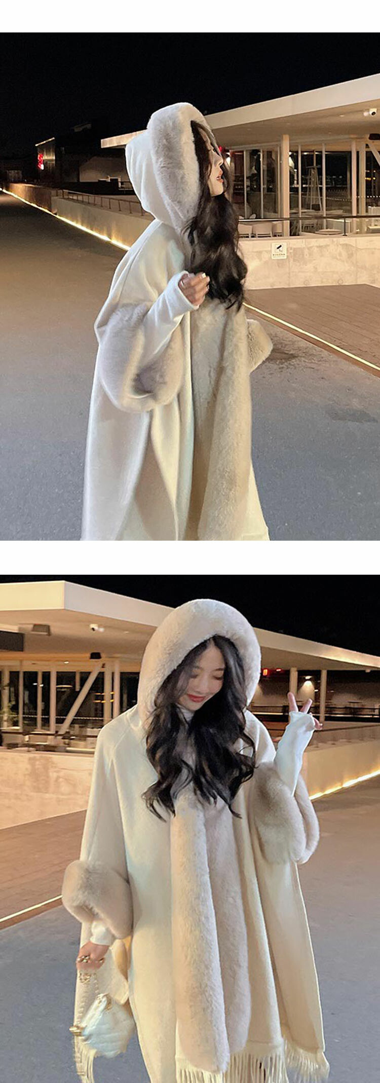 楽天市場】【通常タイプ】ポンチョコート レディース ウールコート