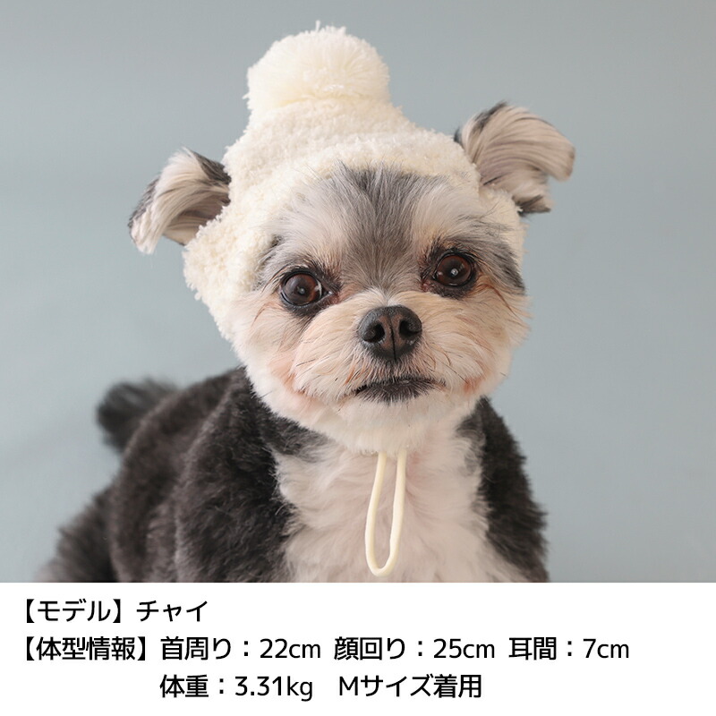 楽天市場】マシュマロニット帽 S/SM/M/L/XL Solgra-ソルグラ- 犬用