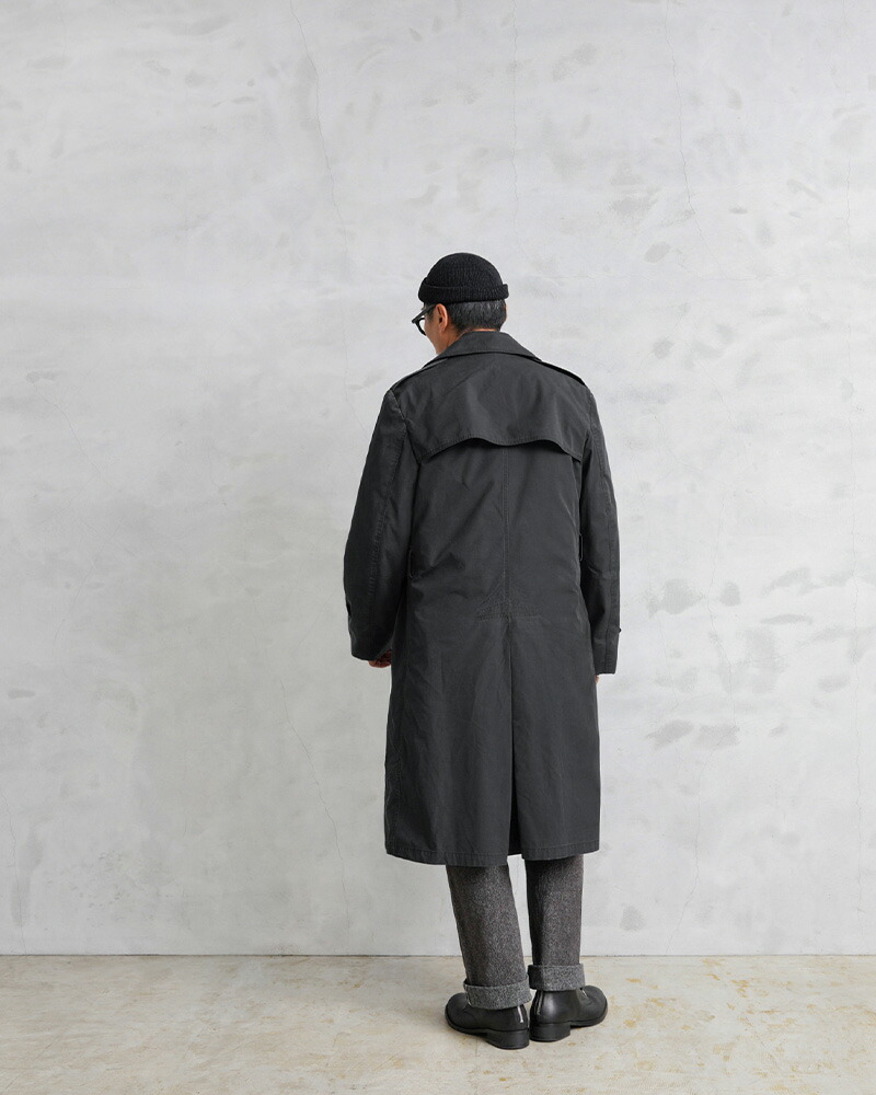 楽天市場】☆実物 USED 米軍 U.S. NAVY ブラックトレンチコート