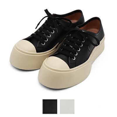 楽天市場】MARNI(マルニ) ブラック ナッパレザー製 PABLO レースアップ