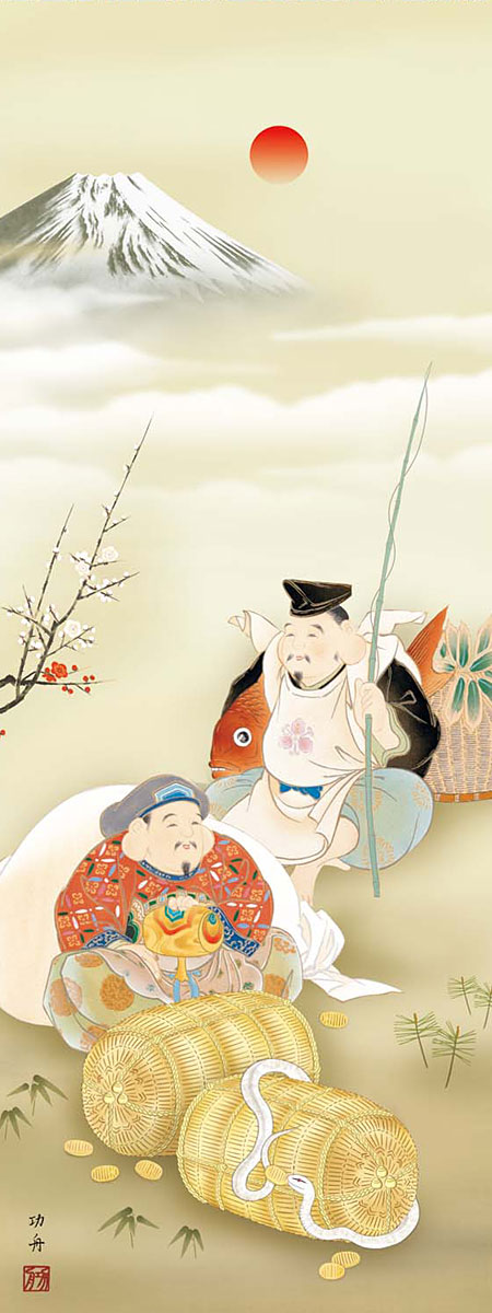 掛け軸 青い鳥 夫婦円満 掛け軸 青い鳥 夫婦円満 掛け軸 青い鳥 夫婦