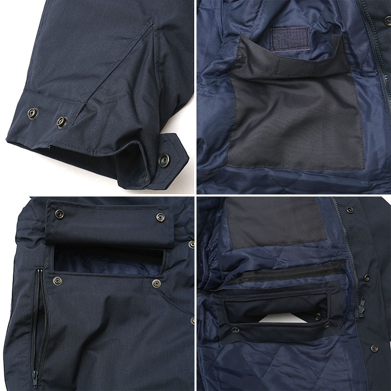 楽天市場】フランス軍 AF ウォータープルーフ 中綿入りコート ネイビー