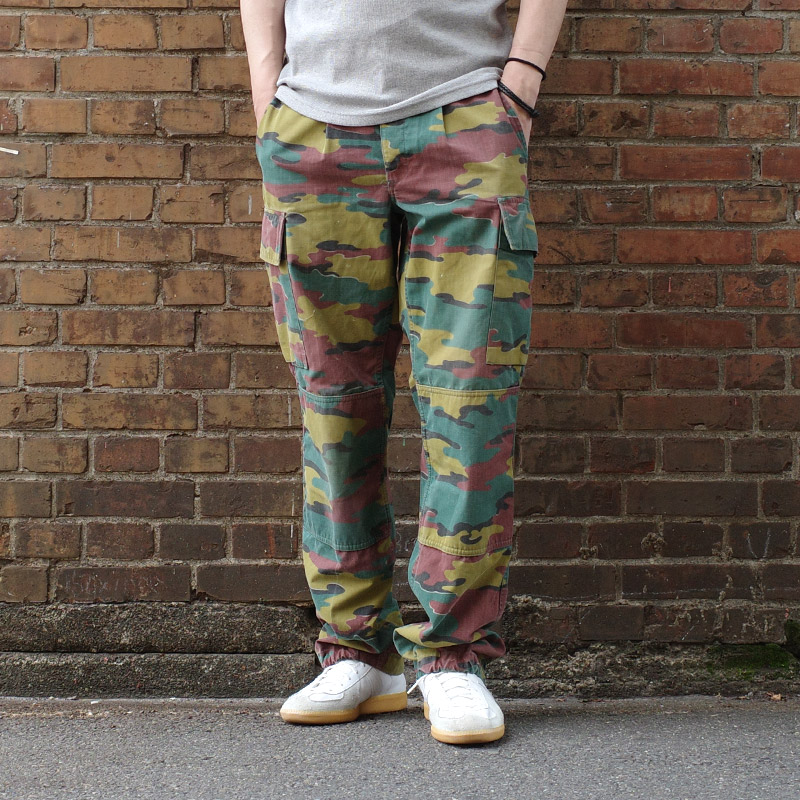 楽天市場】ベルギー軍 M-90 カモフラージュ カーゴパンツ リップス