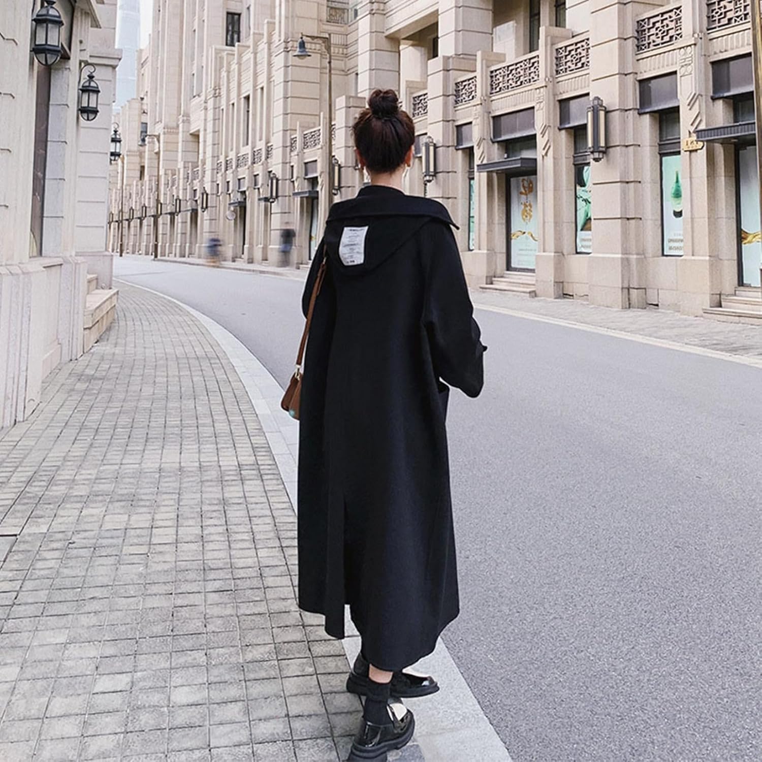 楽天市場】黒 チェスターコート ダッフルコート レディース 冬 フード