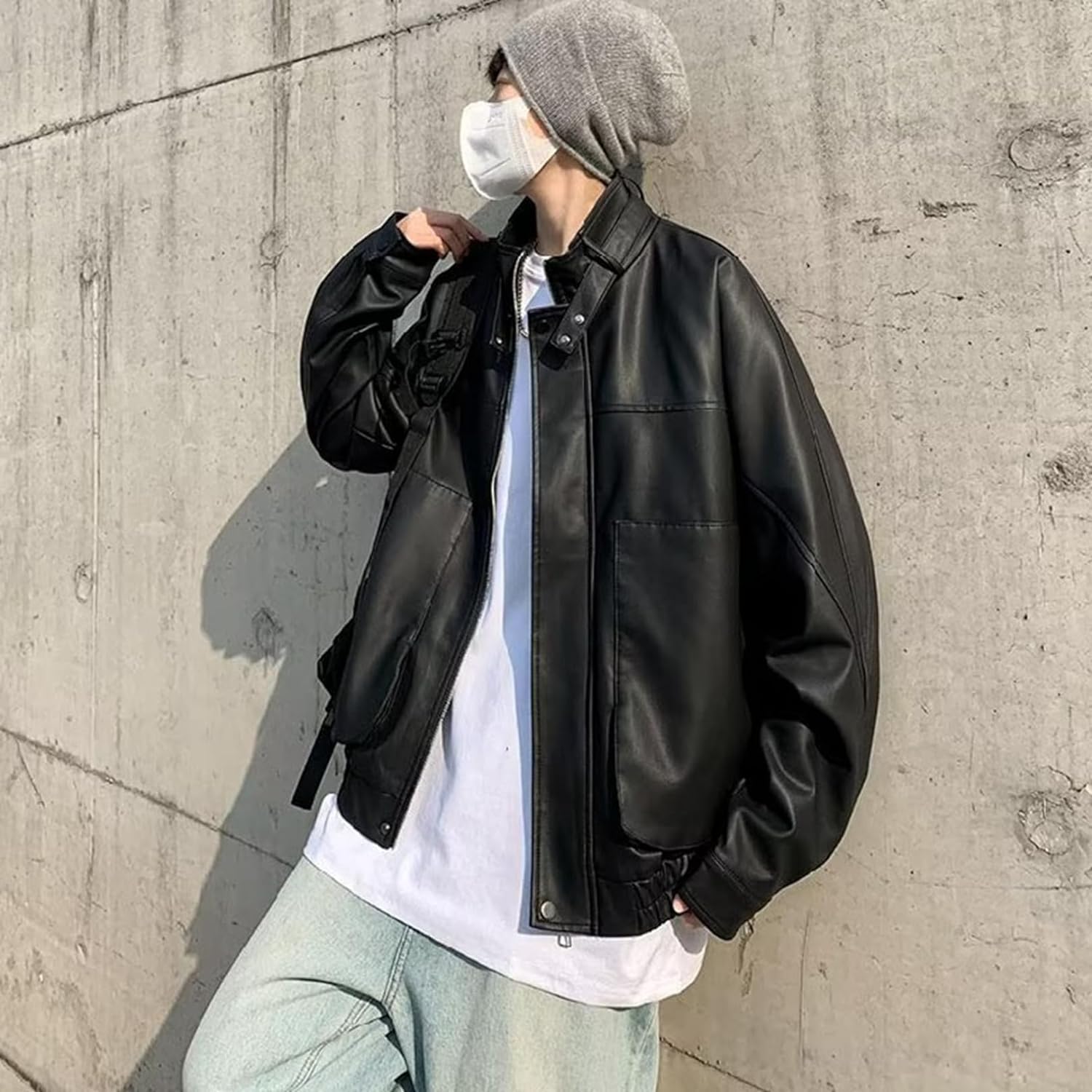 楽天市場】【20%OFFクーポン〜】PUレザー メンズ レザージャケット