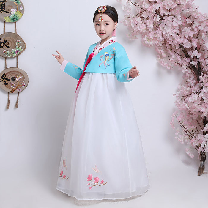 楽天市場】韓国民族衣装 チマチョゴリ 韓服 全6色 鳥 花 蝶 刺繍
