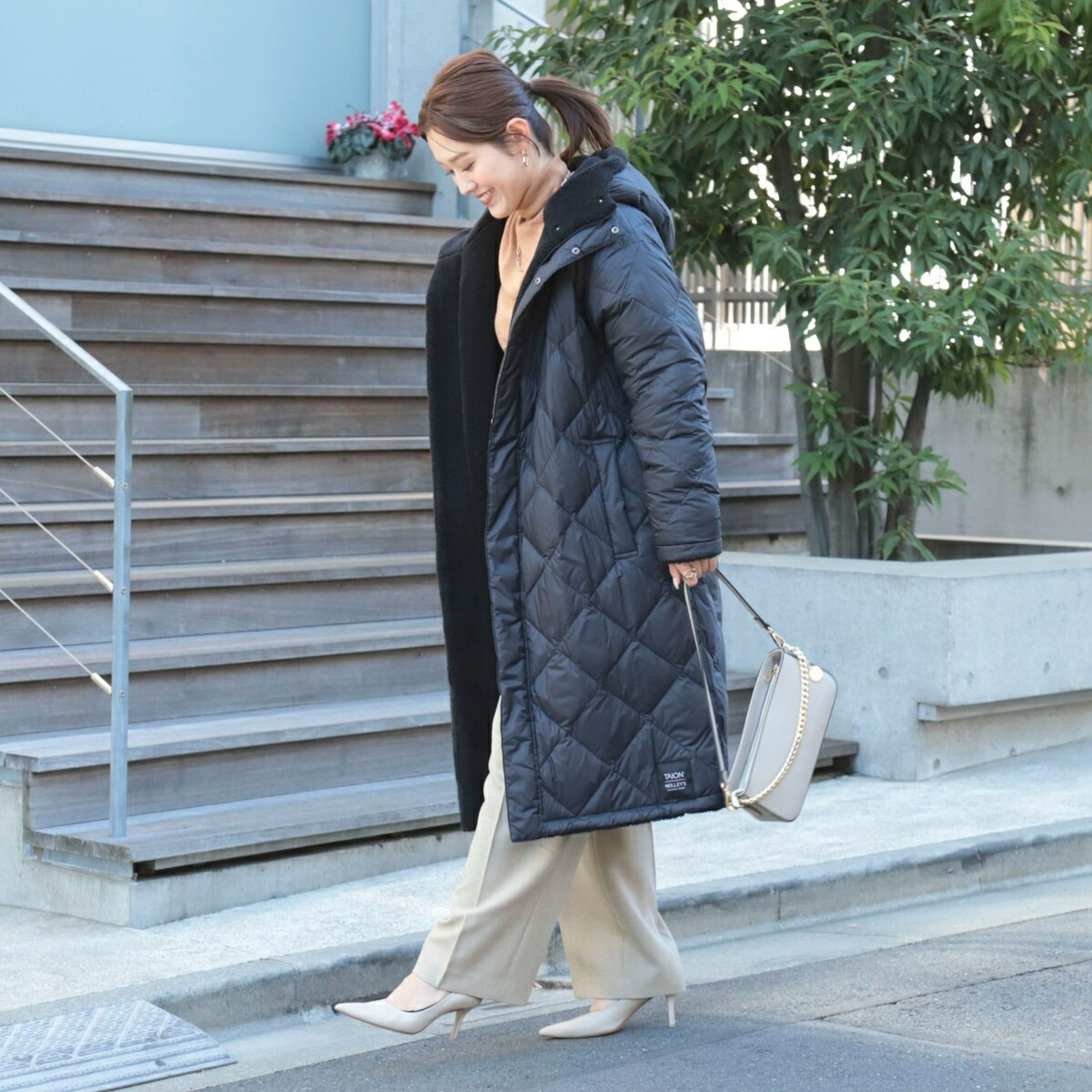 楽天市場】◇【WEB限定】【TAION/タイオン】別注ダイヤキルト×ボア