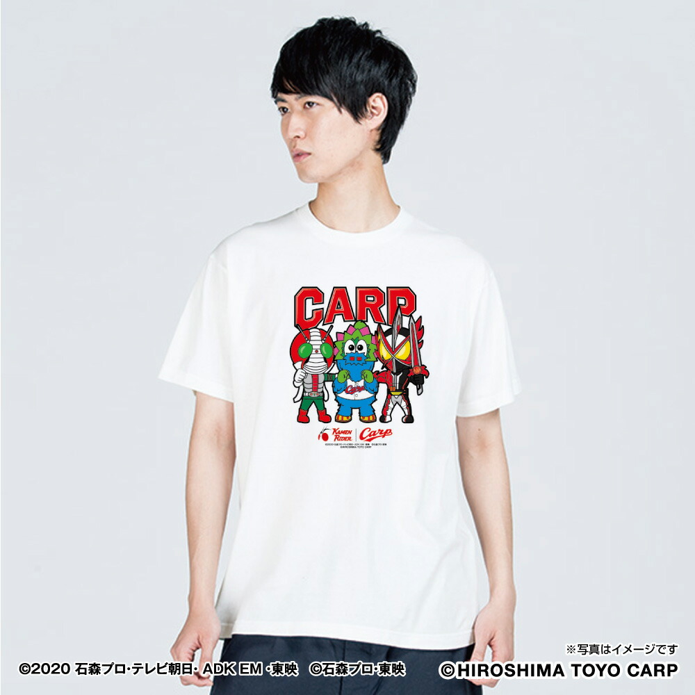 楽天市場】広島東洋カープ×仮面ライダー Tシャツ スラィリー 集合 V3