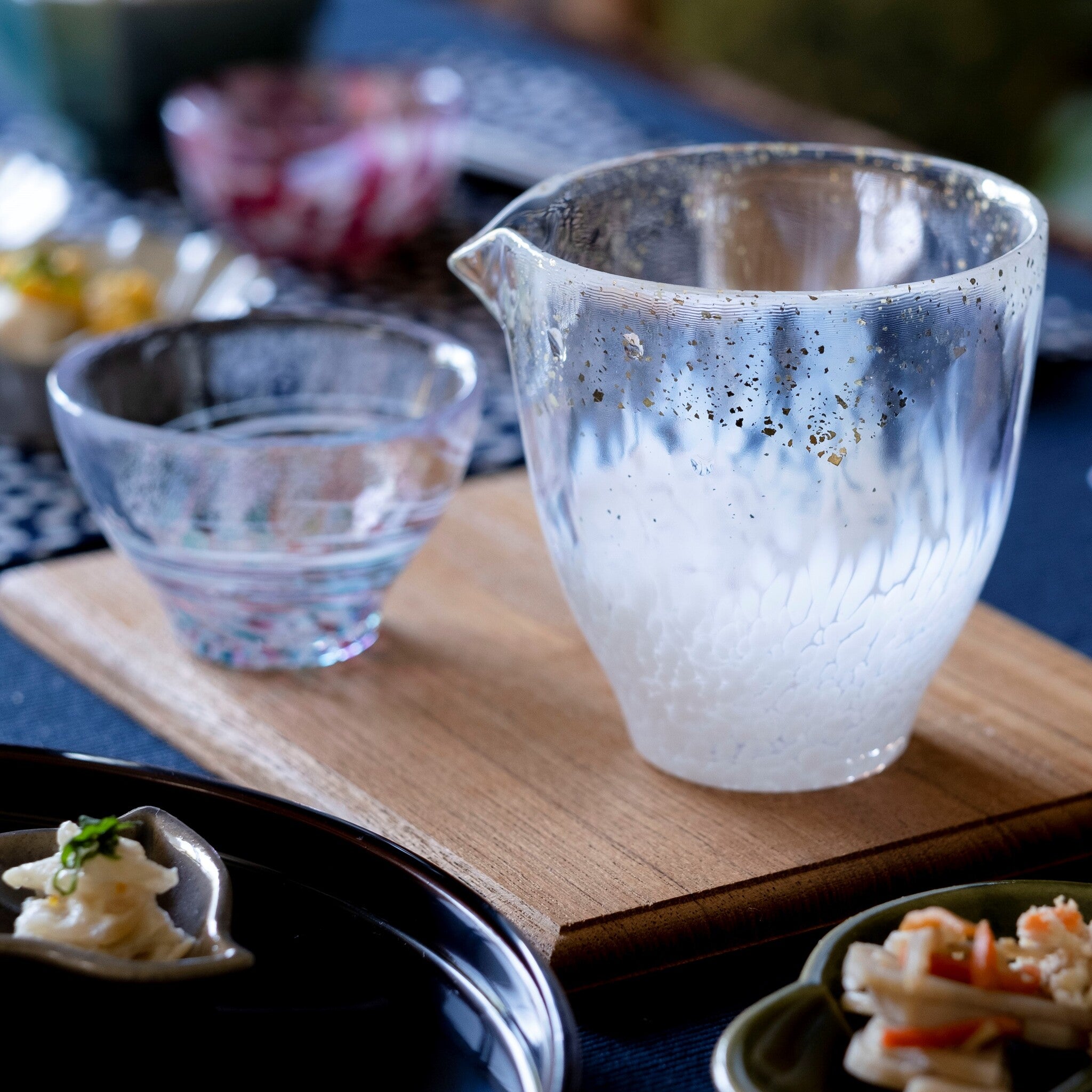 津軽びいどろ 片口 わたゆき | 日本酒をより楽しむためのガラスの酒器
