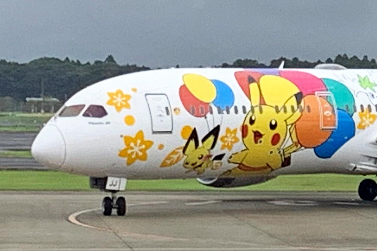 シンガポールから「ピカチュウジェット」飛来 787＆LCC初の「ポケモン